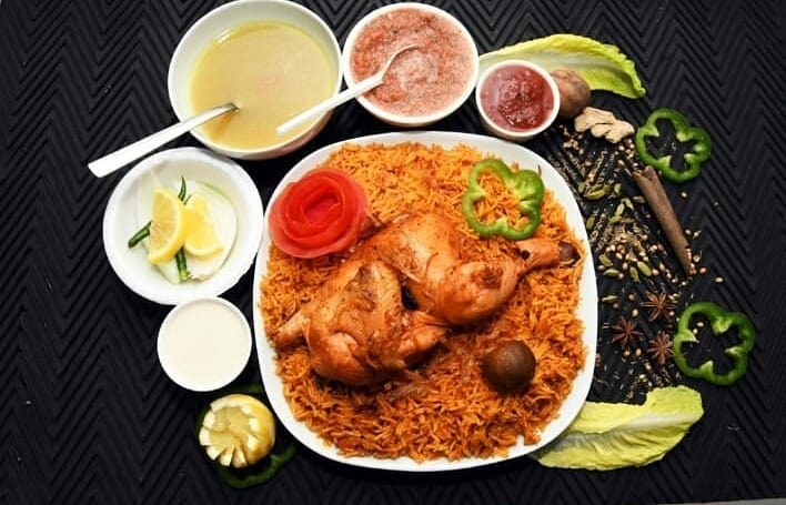 Madfoon Chicken with Bukhari Rice
